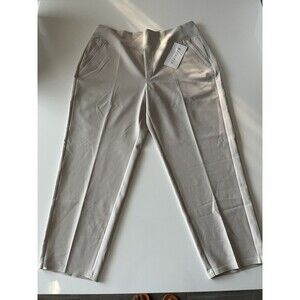 NWT Athleta Endless Pant Khaki Pockets Ankle Office Staple Commuter Size 14P